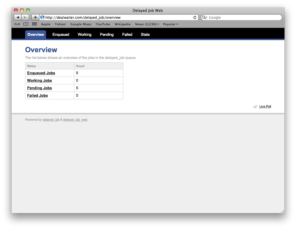 Interface Screenshot